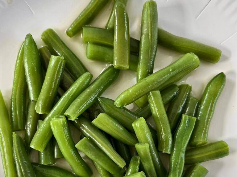 Cut green beans sample