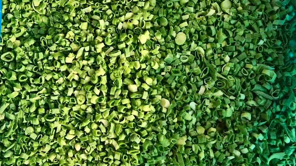 IQF chopped green onion (German onion variety)